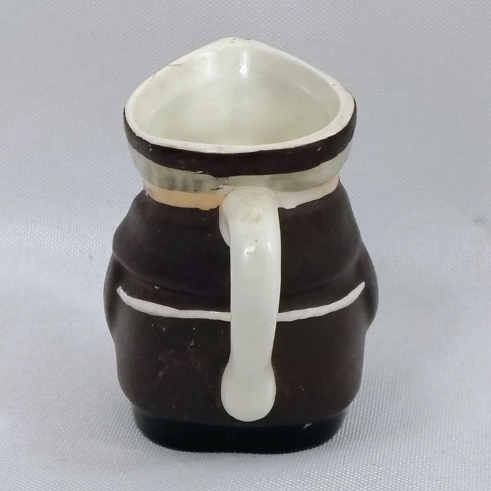 Vintage 50s Friars Tuck Monk Ceramic Creamer Goebel Hummul Miniature - Picture 4 of 10
